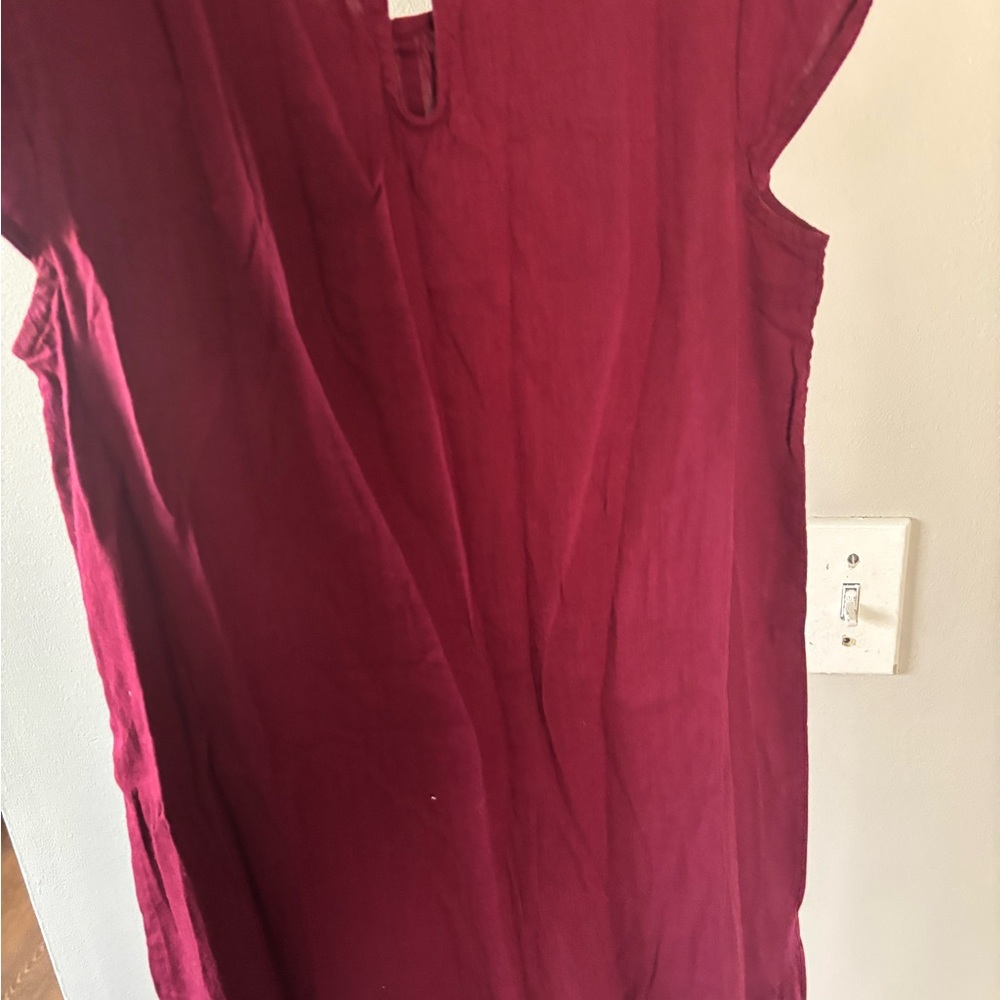 Old Navy Red Tunic Top